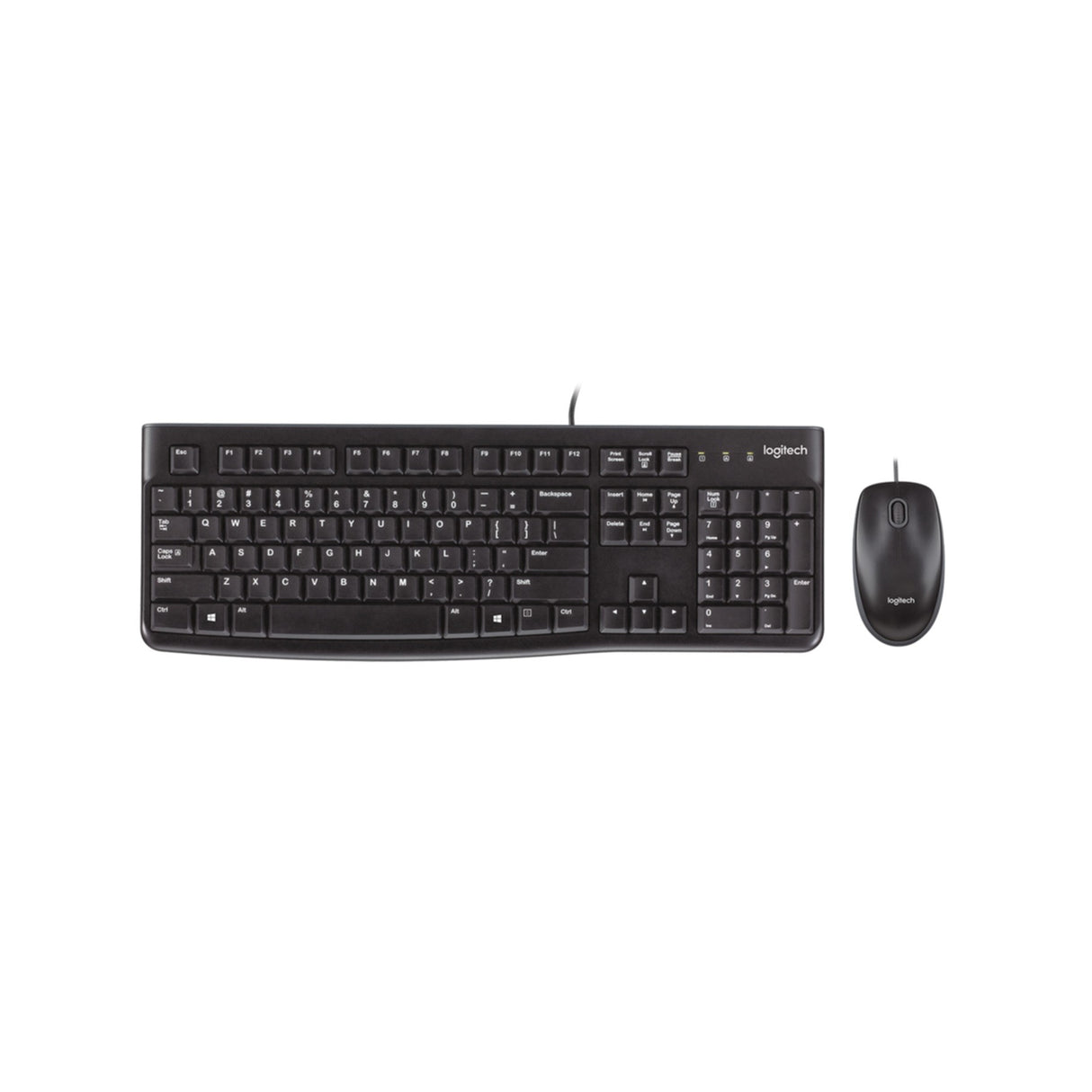 Keyboard & Mouse Logitech Wired Combo MK120 black (US) (920-002563)