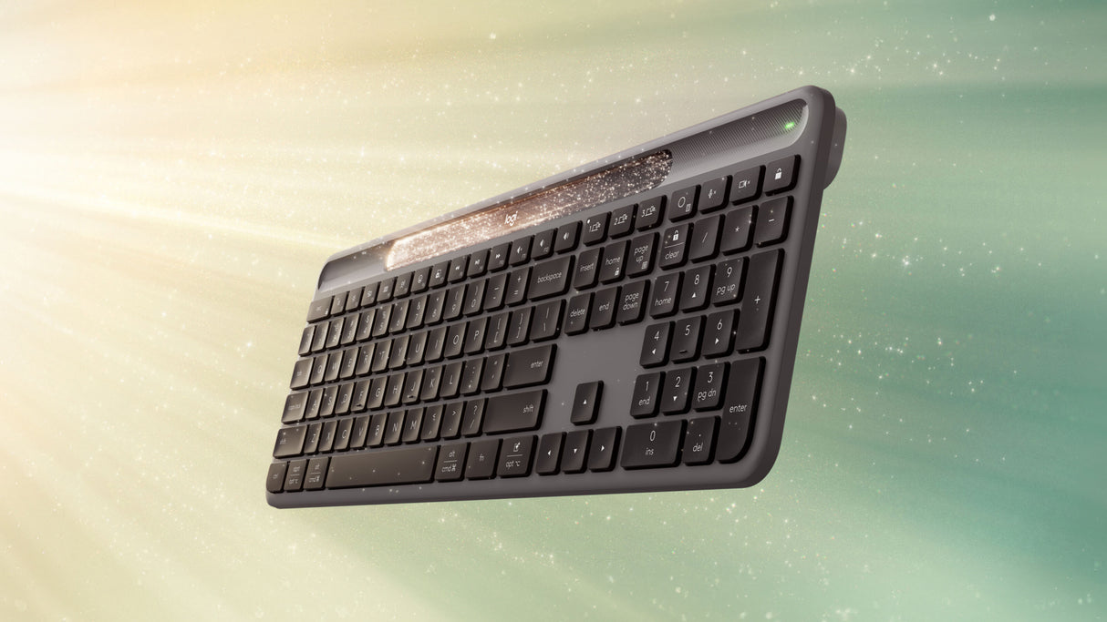 Keyboard Logitech K980 Signature Slim Solar+ Wireless Graphite (DE) (920-013757)