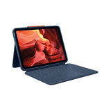Keyboard & Trackpad Logitech Rugged Combo 4 Touch for iPad (10th Gen) Blue (DE) (920-011182)