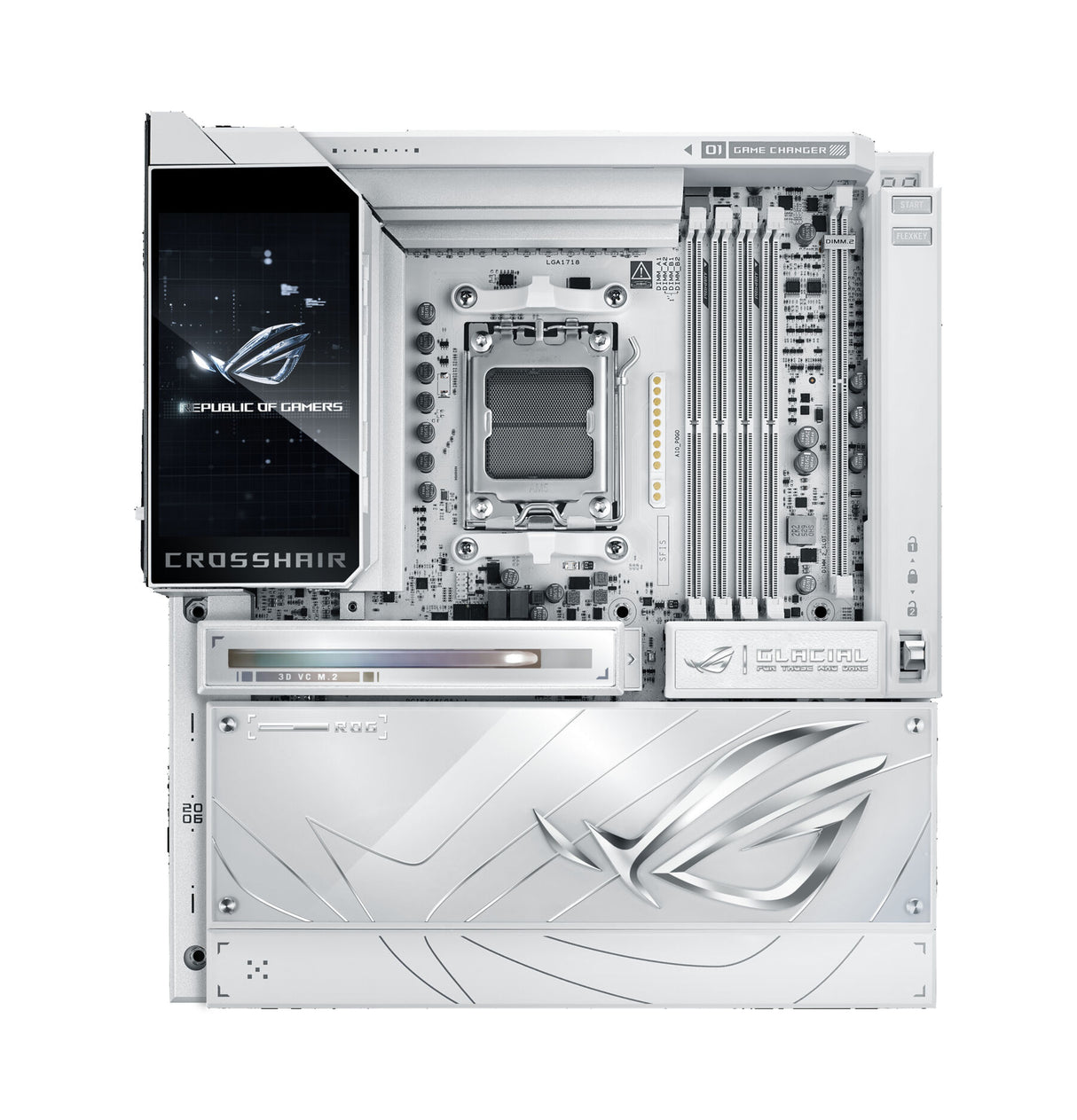 ASUS ROG CROSSHAIR X870E GLACIAL (AM5) (D)