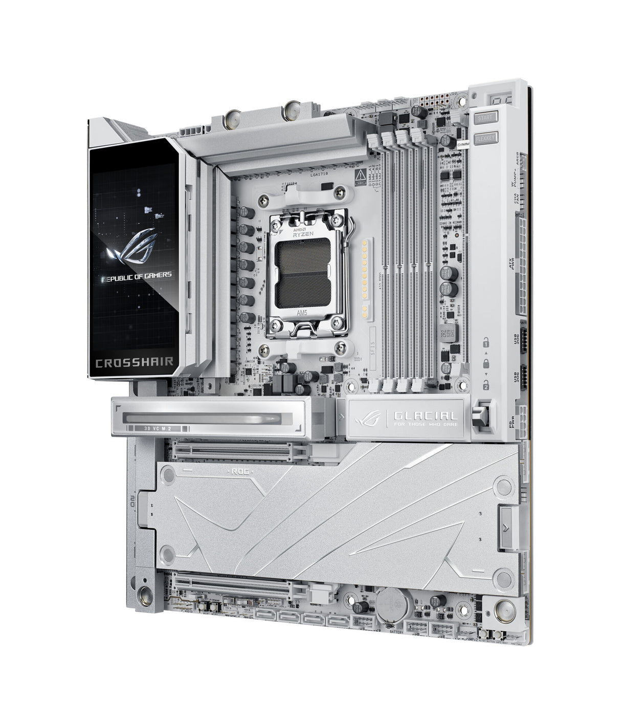ASUS ROG CROSSHAIR X870E GLACIAL (AM5) (D)