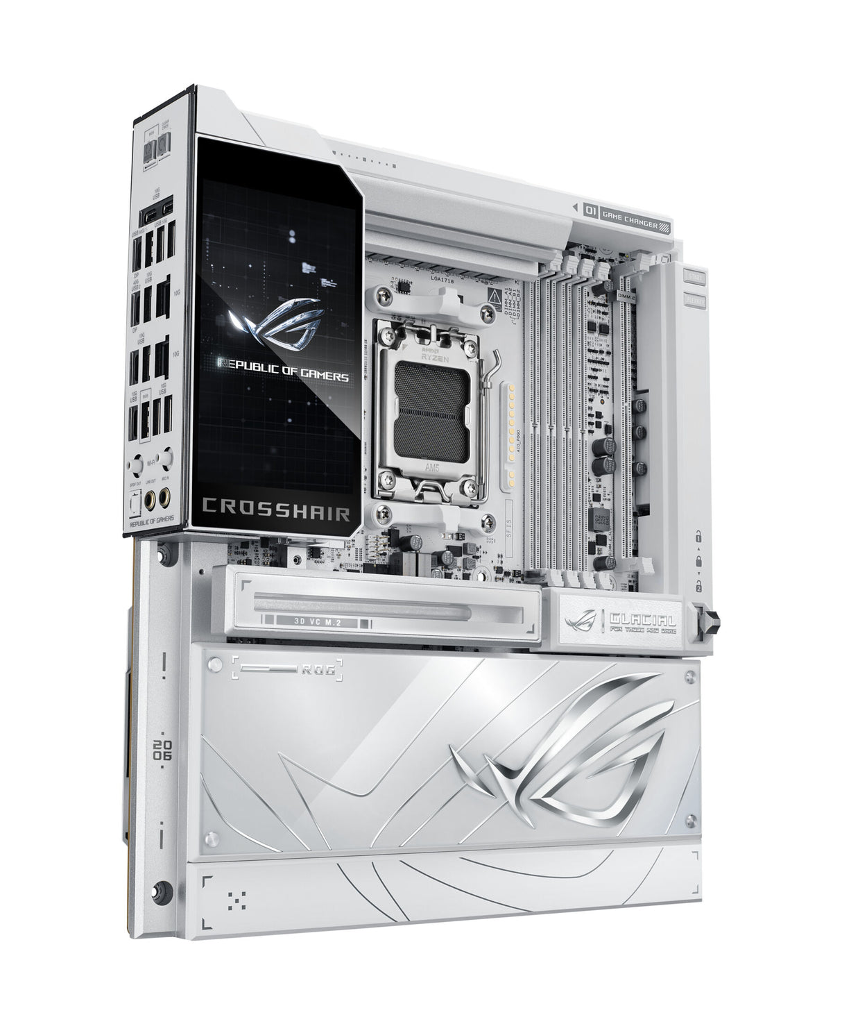 ASUS ROG CROSSHAIR X870E GLACIAL (AM5) (D)