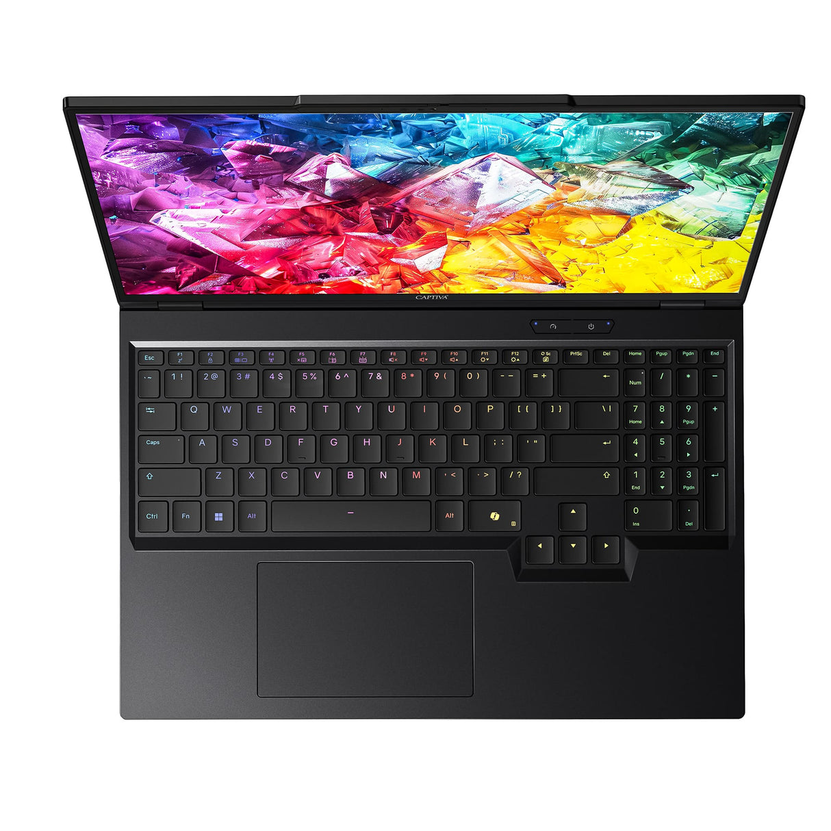 Captiva Notebook Highend Gaming R98-071CH Ryzen 9 9955HX (16,0", 32GB, 500GB SSD, GeForce RTX5080 16GB, w/o OS)