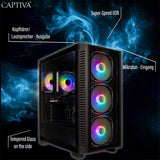 Captiva PC Advanced Gaming I95-375 (i9-14900KF/RTX5060 Ti 8GB GDDR7/SSD 1TB/32GB/WLAN/w/o OS)