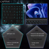 Captiva Notebook Advanced Gaming I97-981CH Ryzen 7 255 (15.3", 32GB, 1TB SSD, GeForce RTX 5060 8GB, w/o OS)