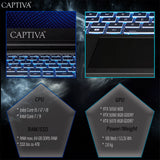 Captiva Notebook Highend Gaming I98-032CH i7-13620H (17.3", 32GB, 1TB SSD, GeForce RTX 5070 8GB, w/o OS)