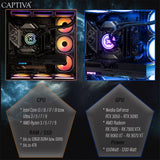 Captiva PC Highend Gaming R99-667 (Ryzen 7 7800X3D/RX9070 XT 16GB GDDR6/SSD 2TB/32GB/WLAN/w/o OS)